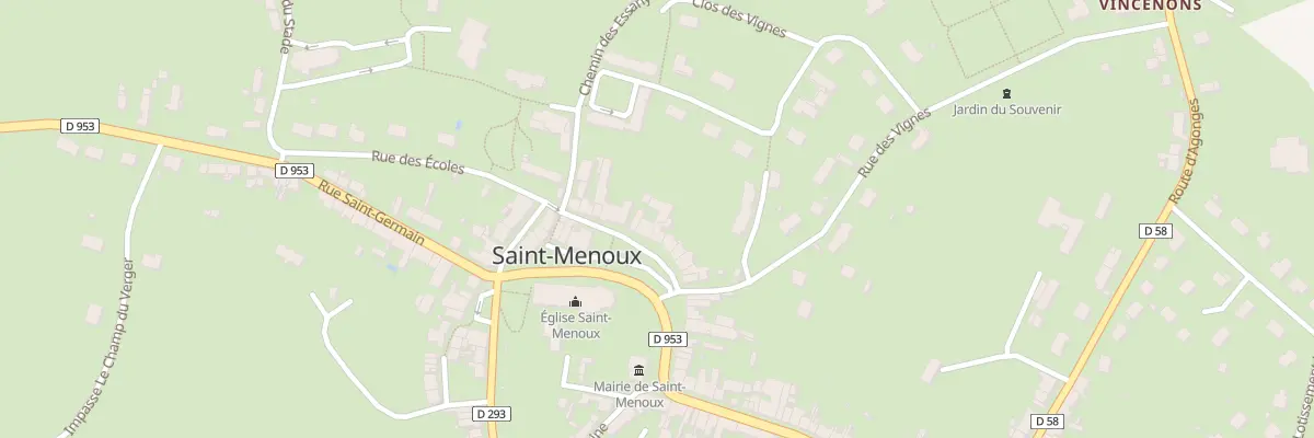 Plan du 10 Rue des Écoles à Saint-Menoux