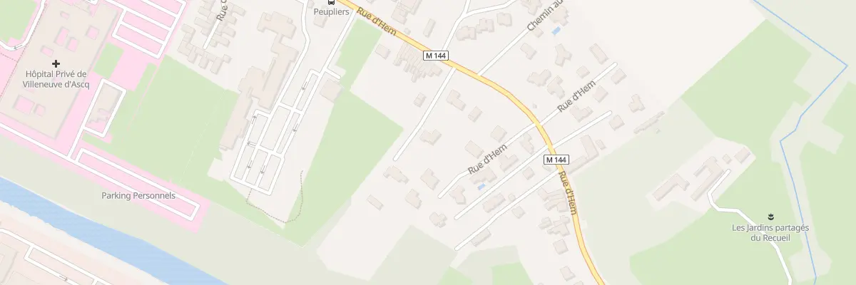 Plan du 69 Rue d’Hem à Villeneuve-d’Ascq