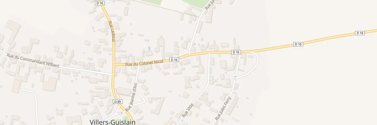 Plan du 8B Rue du Colonel Nicol à Villers-Guislain