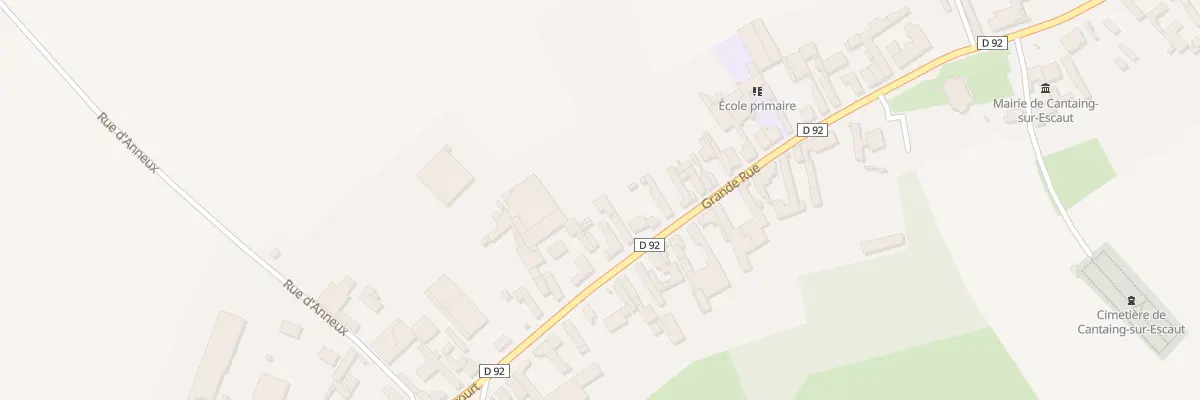 Plan du 100 Gr Grand Rue à Cantaing-sur-Escaut