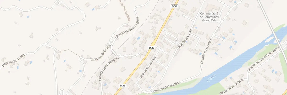 Plan du 19B Av de Lodeve à Bédarieux