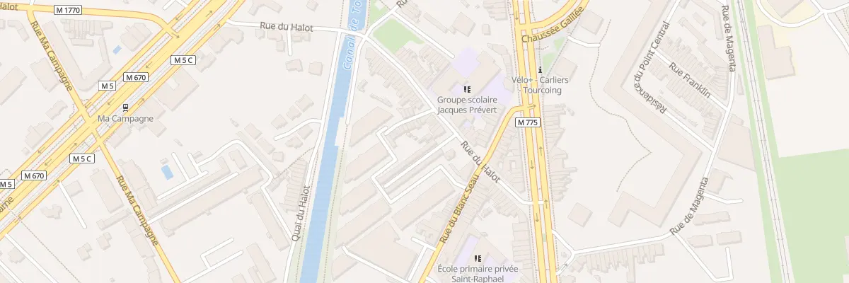 Plan du 39 Rue du Halot à Tourcoing