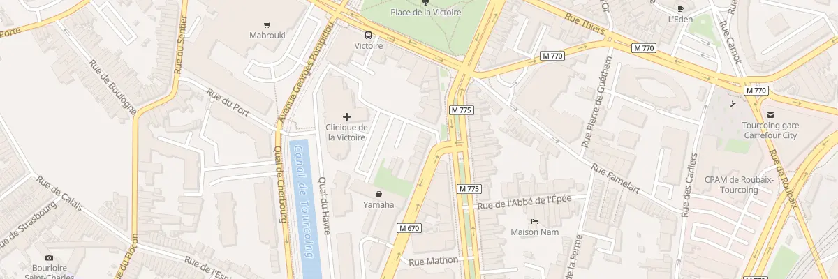 Plan du 6 Rue Charles Wattine à Tourcoing