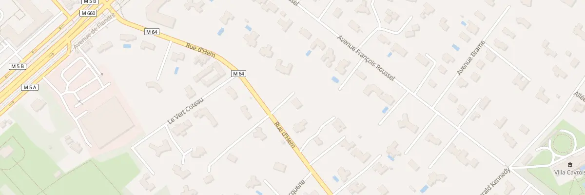 Plan du 9 Rue d’Hem à Croix