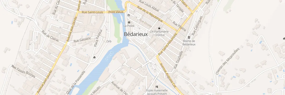 Plan du 16 Quai Winston Churchill à Bédarieux