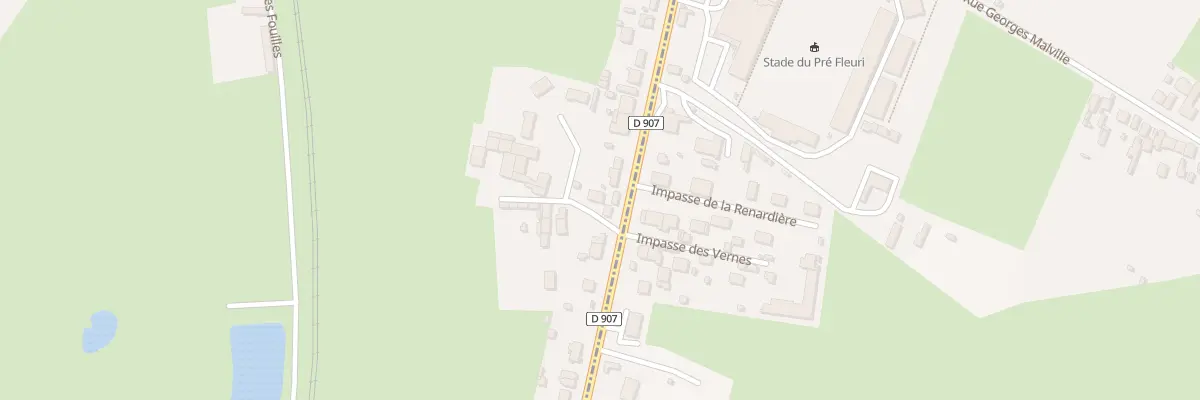 Plan du 59 Rte de Lyon à Challuy