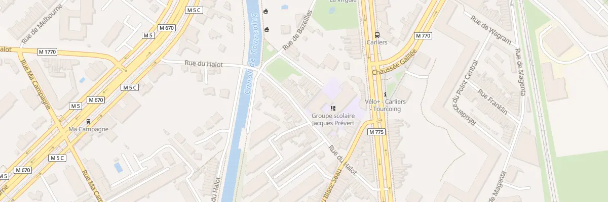 Plan du 34 Rue du Halot à Tourcoing
