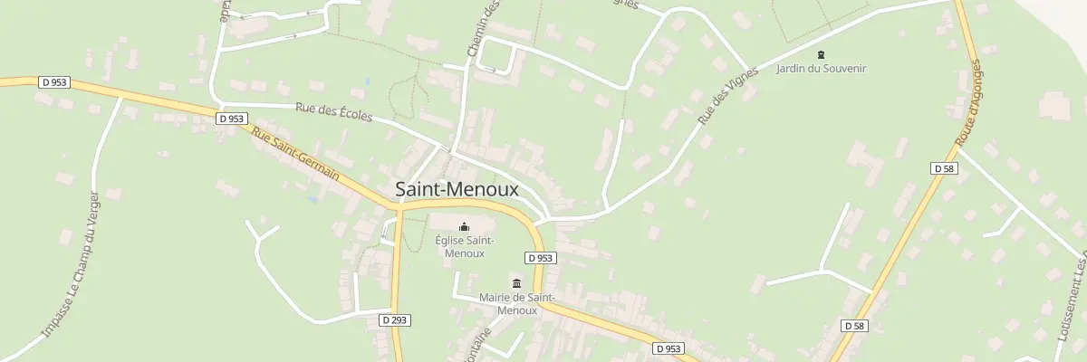 Plan du 8 Rue des Écoles à Saint-Menoux