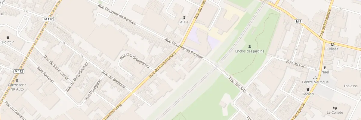 Plan du 27 Rue du Luxembourg à Roubaix