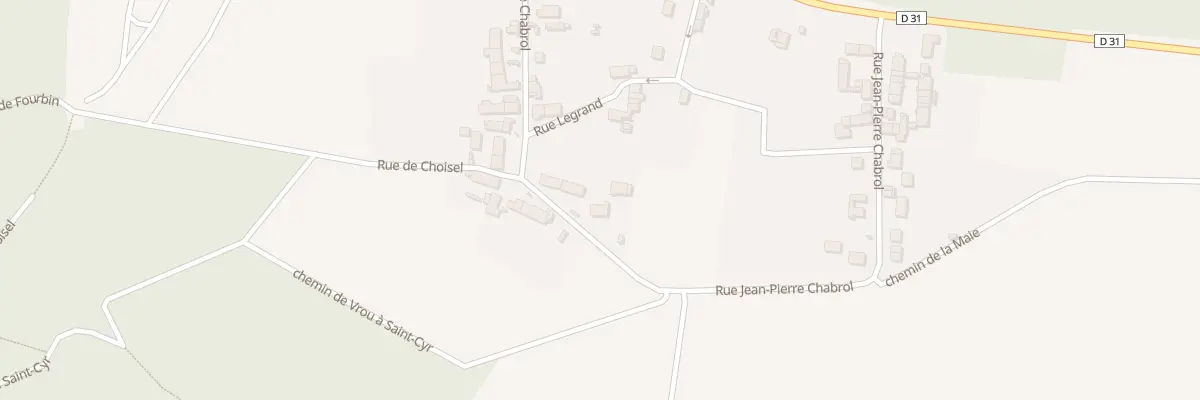 Plan du 20 Rue Jean-Pierre Chabrol à Saint-Cyr-sur-Morin