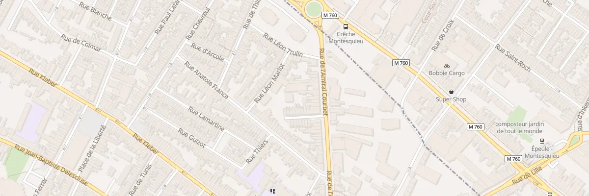 Plan du 95 Rue de l’Amiral Courbet à Croix