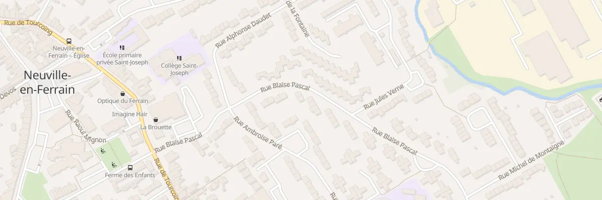 Plan du 22 Rue Blaise Pascal à Neuville-en-Ferrain