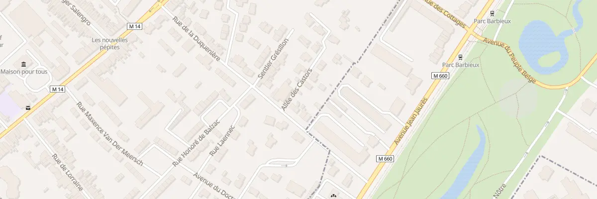 Plan du 51 Rue de la Duquenière à Croix