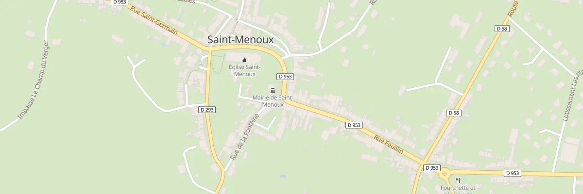 Plan du 2 Pl de la Mairie à Saint-Menoux