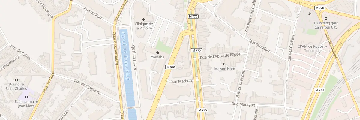 Plan du 3B Rue Charles Wattine à Tourcoing