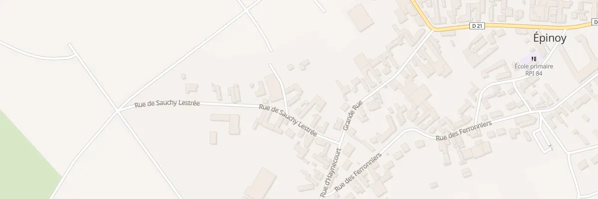 Plan du 8 Rue de Sauchy Lestree à Épinoy