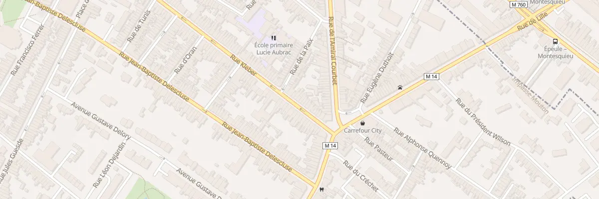 Plan du 22A Rue Kléber à Croix