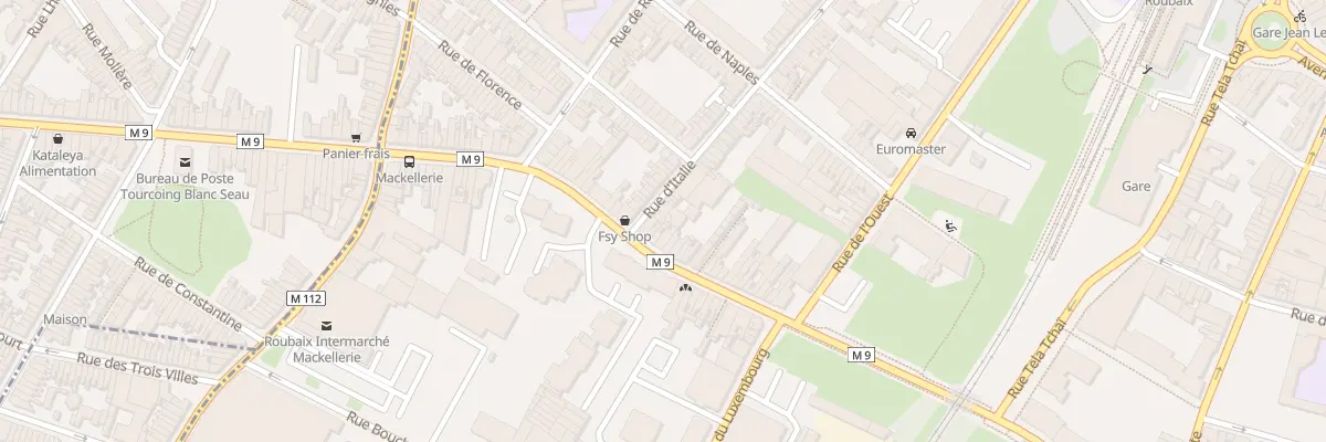 Plan du 4 Rue d’Italie à Roubaix