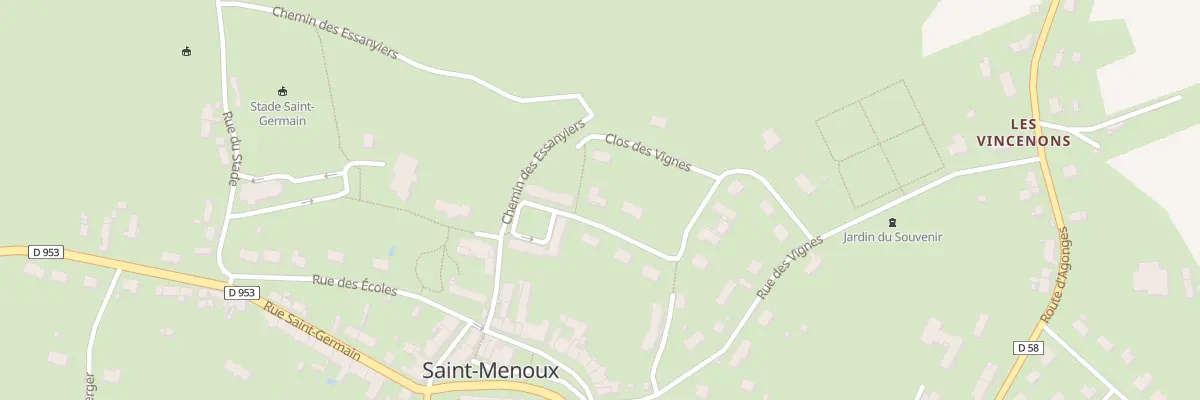 Plan du 14 Clos des Vignes à Saint-Menoux