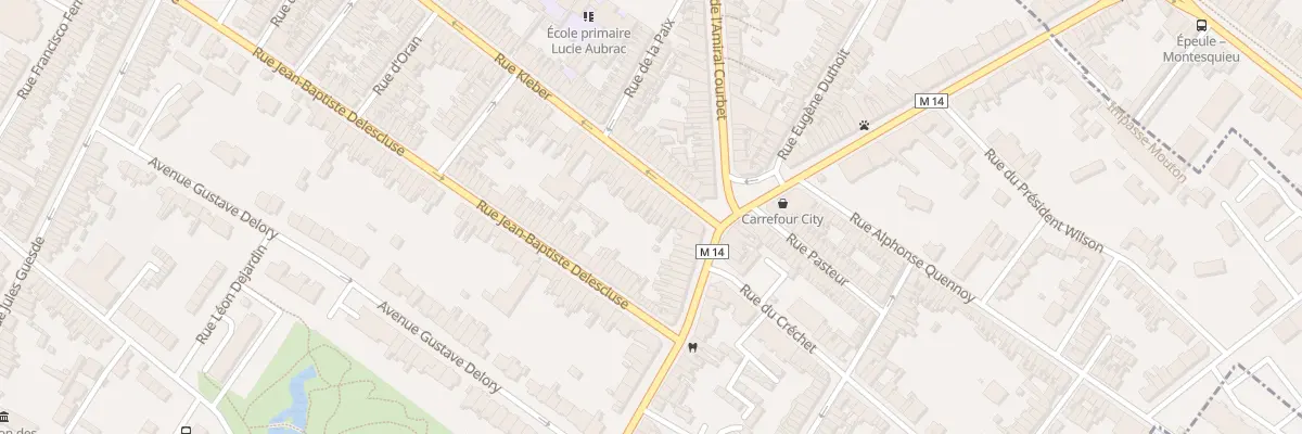Plan du 11 Rue Kléber à Croix