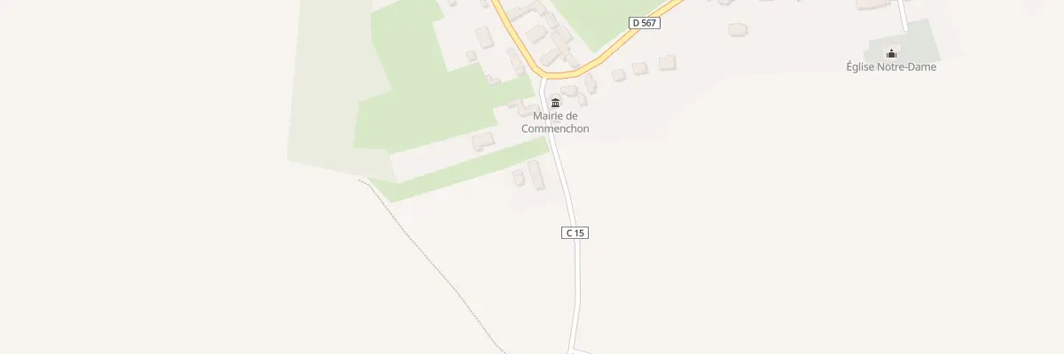 Plan du 8 Rue du Moulin à Commenchon