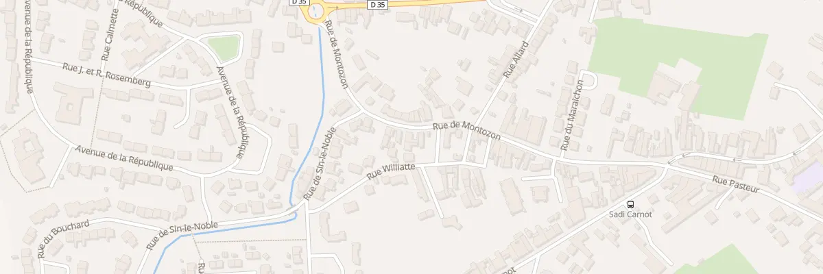 Plan du 73 Rue de Montozon à Lallaing