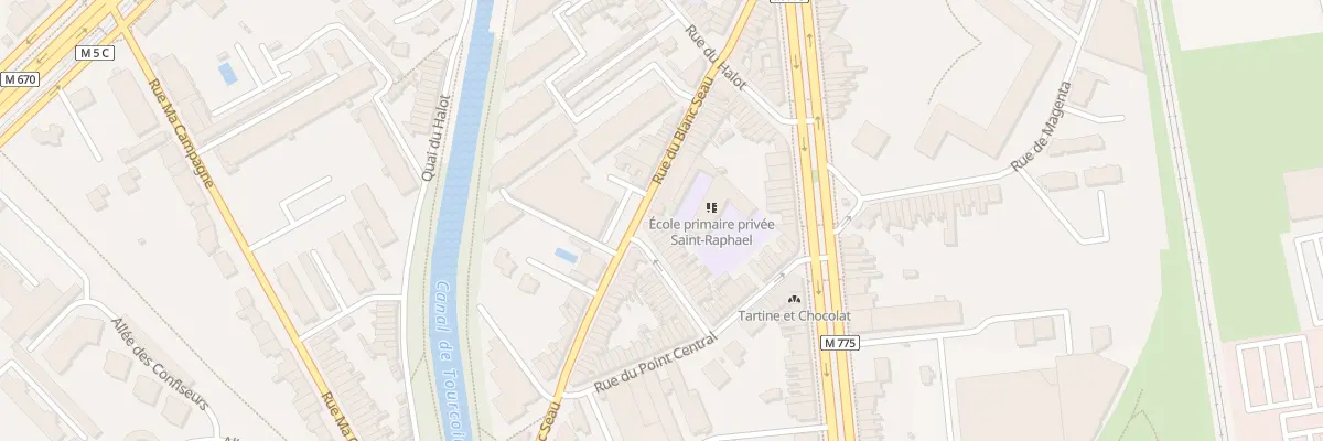 Plan du 37 Rue du Blanc Seau à Tourcoing
