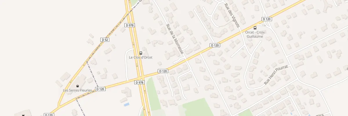 Plan du 1 Rue de la Mornesse à Orcet