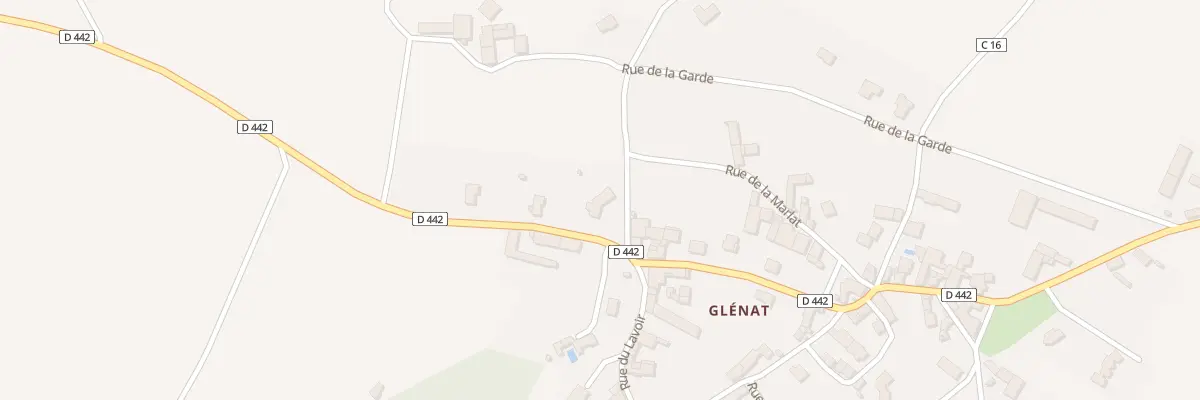 Plan du 14 Rue des Chaumes - Glenat à Artonne