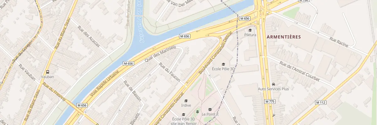 Plan du 28B Bd Constantin Descat à Tourcoing