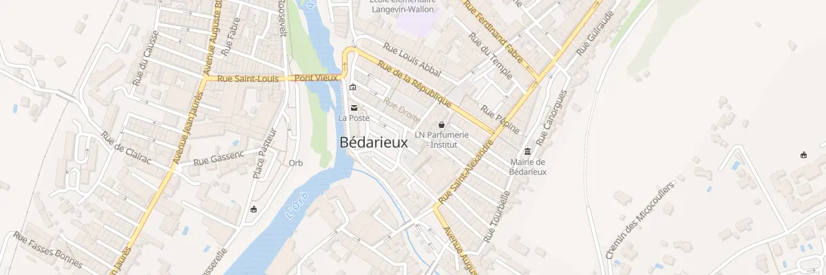 Plan du 1 Rue sur le Puits à Bédarieux