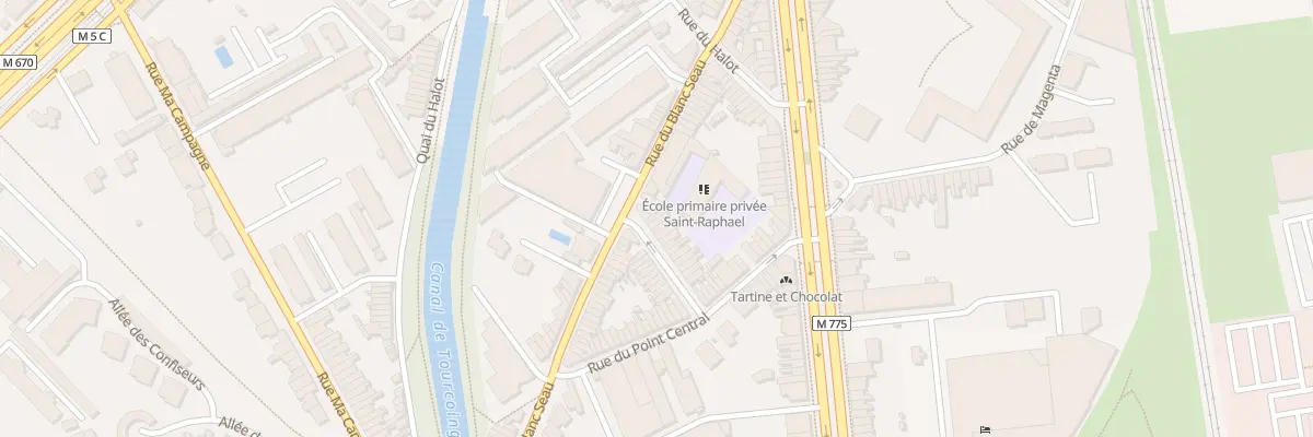 Plan du 1 Rue de la Tranquillite à Tourcoing