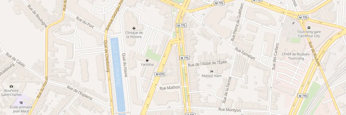 Plan du 12B Bd Gambetta à Tourcoing