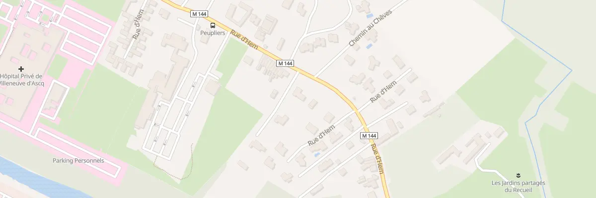 Plan du 67 Rue d’Hem à Villeneuve-d’Ascq