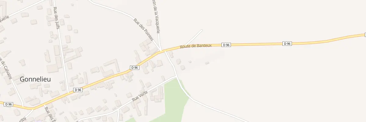 Plan du 494 Rue Verte à Gonnelieu