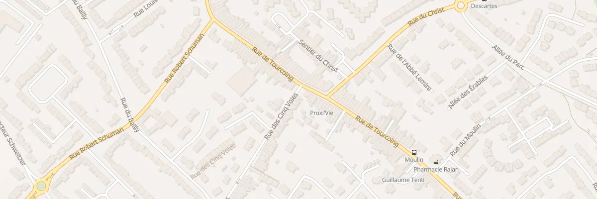 Plan du 3 Rue des Cinq Voies à Neuville-en-Ferrain