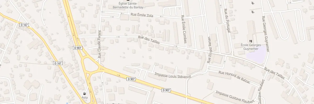 Plan du 45Q Rue des Tailles à Nevers