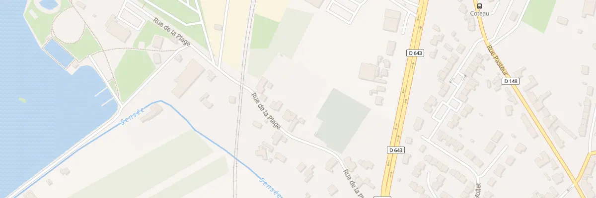 Plan du 12 Rue de la Plage à Aubigny-au-Bac