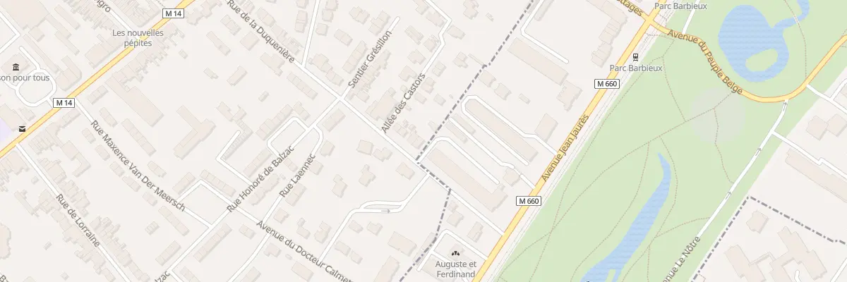 Plan du 57 Rue de la Duquenière à Croix