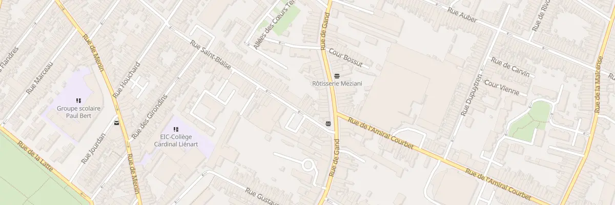 Plan du 14 Rue Saint Blaise à Tourcoing