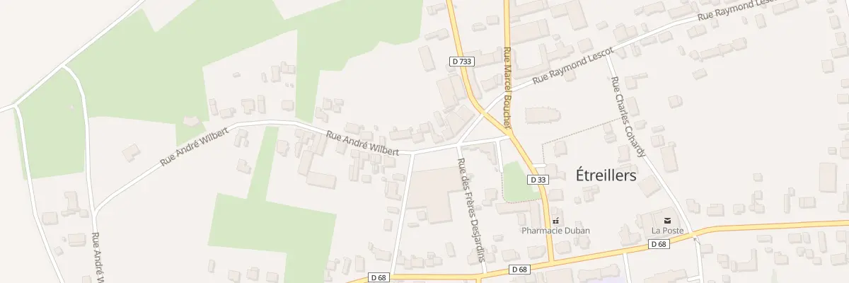 Plan du 6 Rue André Wilbert à Étreillers