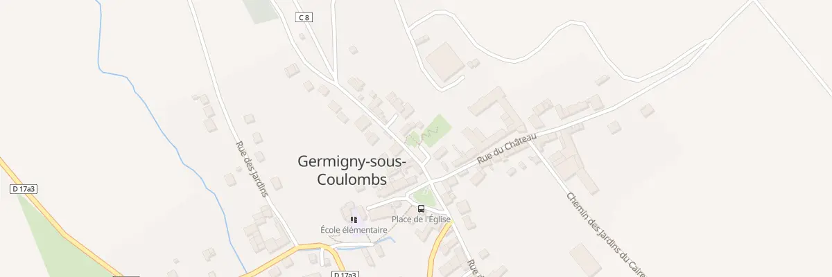 Plan du 9001 Rue de la Foulerie à Germigny-sous-Coulombs