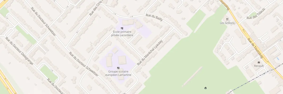 Plan du 4 Rue Georges Clémenceau à Neuville-en-Ferrain
