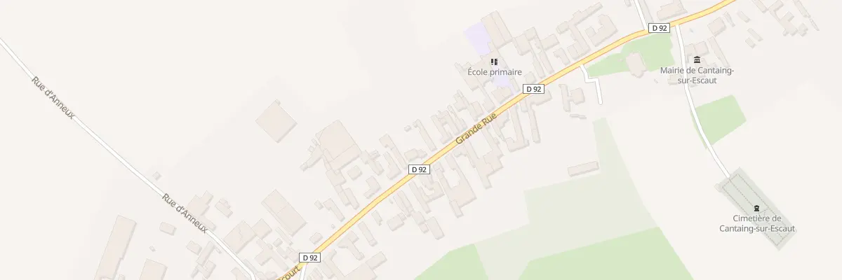 Plan du 96 Gr Grand Rue à Cantaing-sur-Escaut