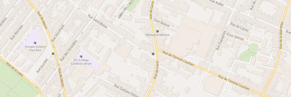 Plan du 8 Rue Saint Blaise à Tourcoing