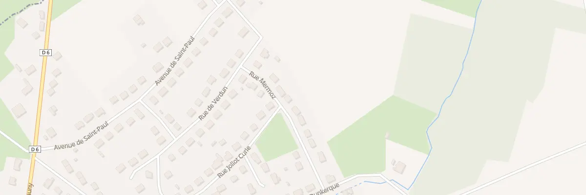 Plan du 7 Rue Mermoz à Blérancourt