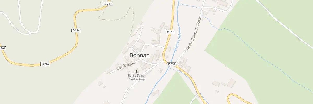 Plan du 5044 Le Bourg à Bonnac