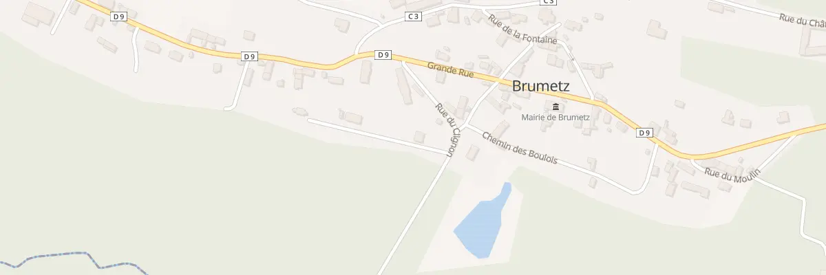Plan du 2 Rue du Clignon à Brumetz