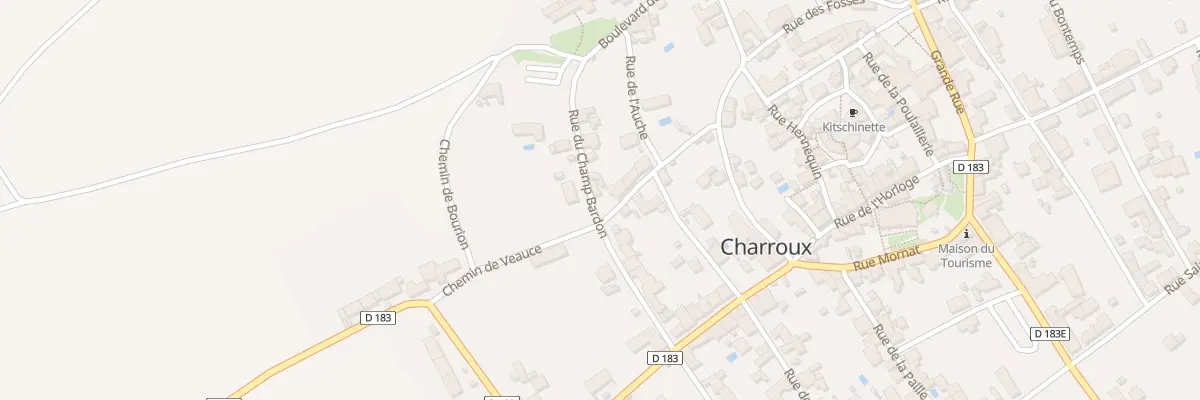 Plan du 9 Rue du Champ Bardon à Charroux