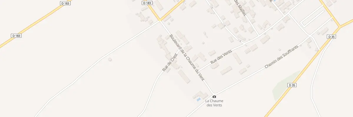 Plan du 1 Rue du Crest à Charroux